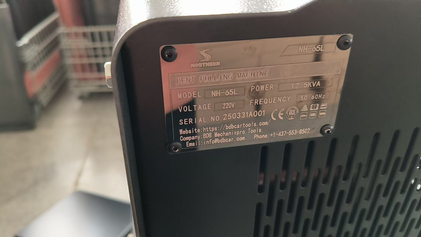 Microcomputer intelligent liquid display dent pulling repair machine