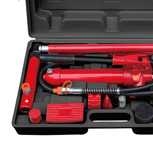 BIG RED 10-Ton Porta Power Hydraulic Body Frame Repair Tool Kit with Carrying Case