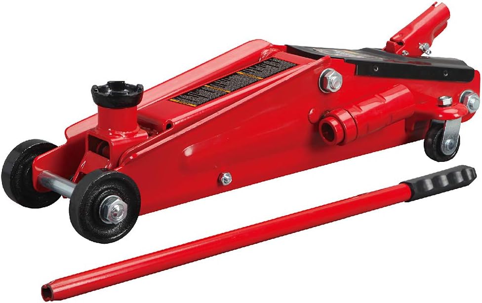 Big Red Hydraulic Trolley Floor Jack: SUV / Extended Height, 3 Ton Capacity T83006