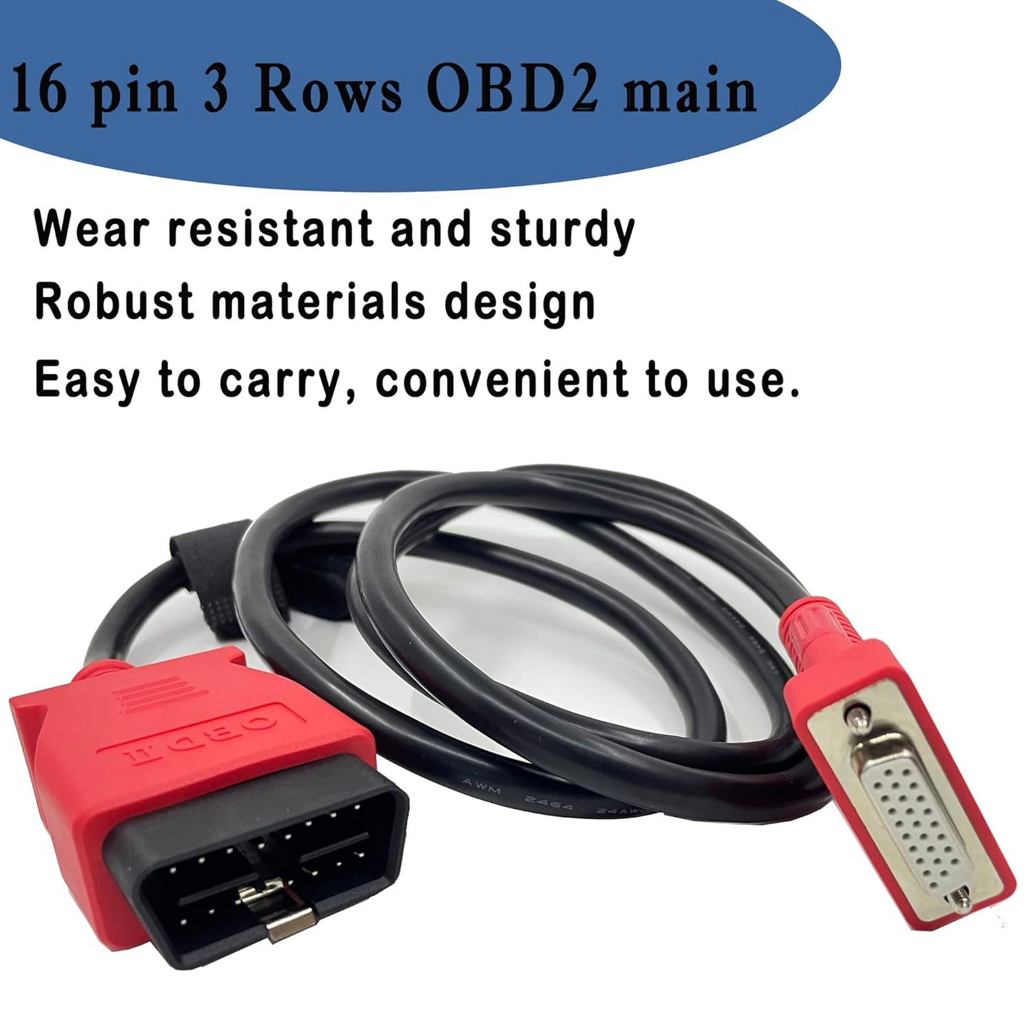 OBD2 Diagnostic Testing Cable Replacement for Autel