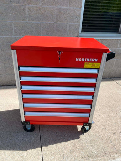 Rolling Tool Chest, 6-Drawer Lockable Tool Cabinet 27*17.5*36inch