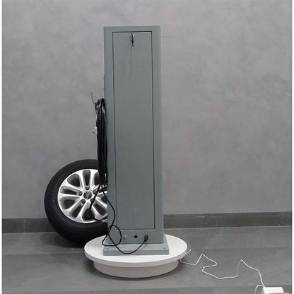 Pedestal Automatic Digital Tire Inflator E-010-OD-WP -N (Iron cabinet) (Outdoor, Inflator IP66)