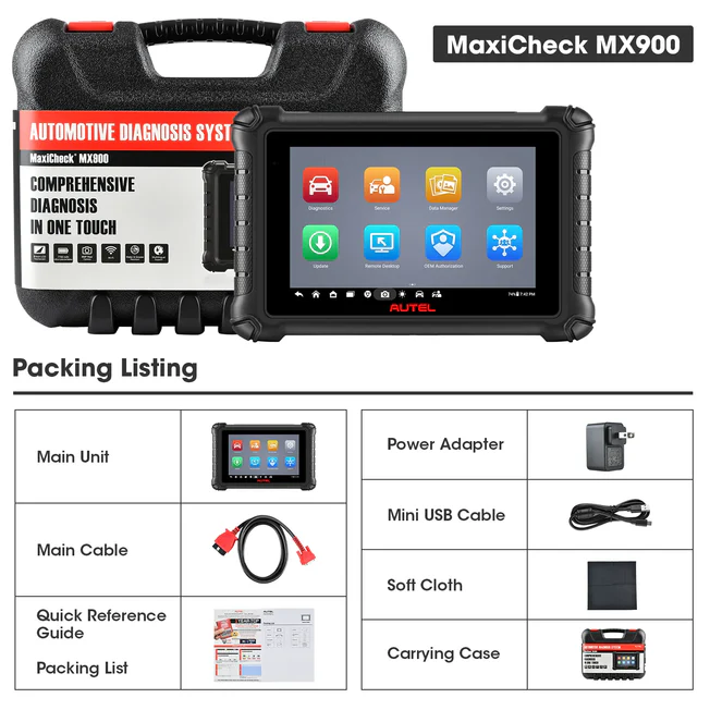 Autel MaxiCheck MX900 OBD2 All System Diagnostic Scanner 2026