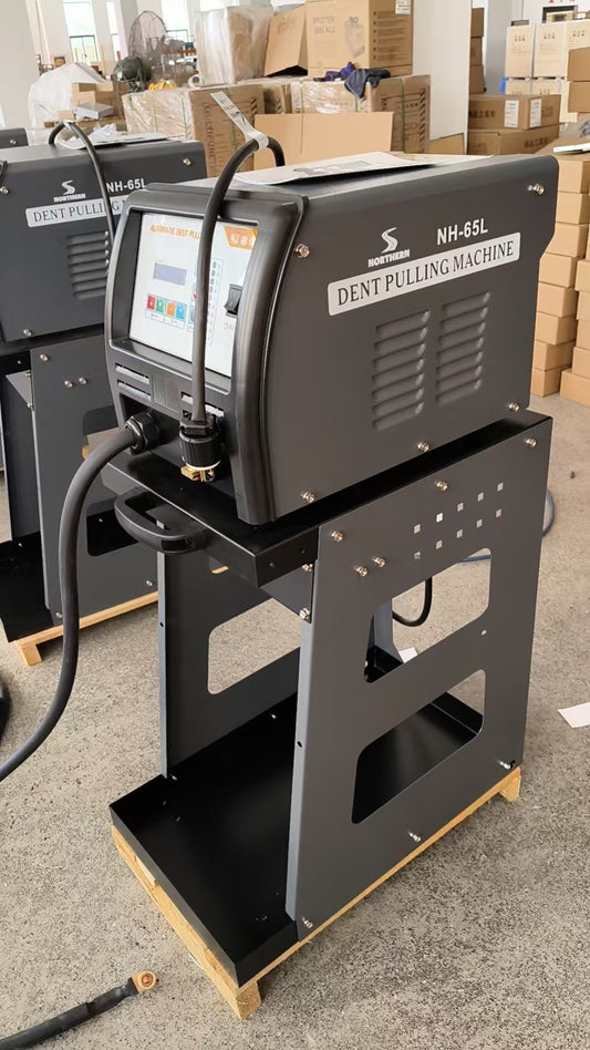Microcomputer intelligent liquid display dent pulling repair machine
