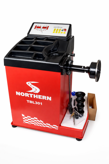 Wheel Balancer Dual Laser Lane with Automatic Measurement