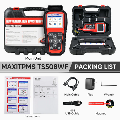 Autel MaxiTPMS TS508WF Advanced TPMS Service Tool 2026 With Wi-Fi Updates, Program MX-Sersors 315/433MHz