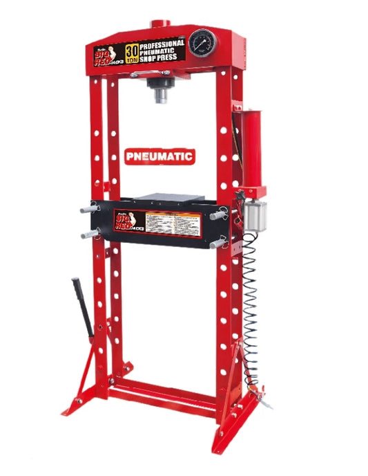 30 Ton Air Hydraulic Shop Press with Air Pump – Heavy Duty Auto Repair Press TY30021