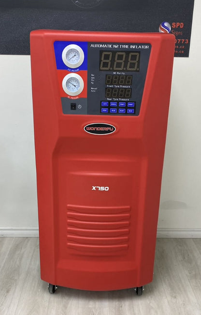 X750 Fully Automatic Nitrogen Tire Inflator For Cars Inflate Four Tires At The Same While.