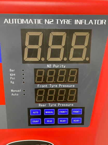 X750 Fully Automatic Nitrogen Tire Inflator For Cars Inflate Four Tires At The Same While.