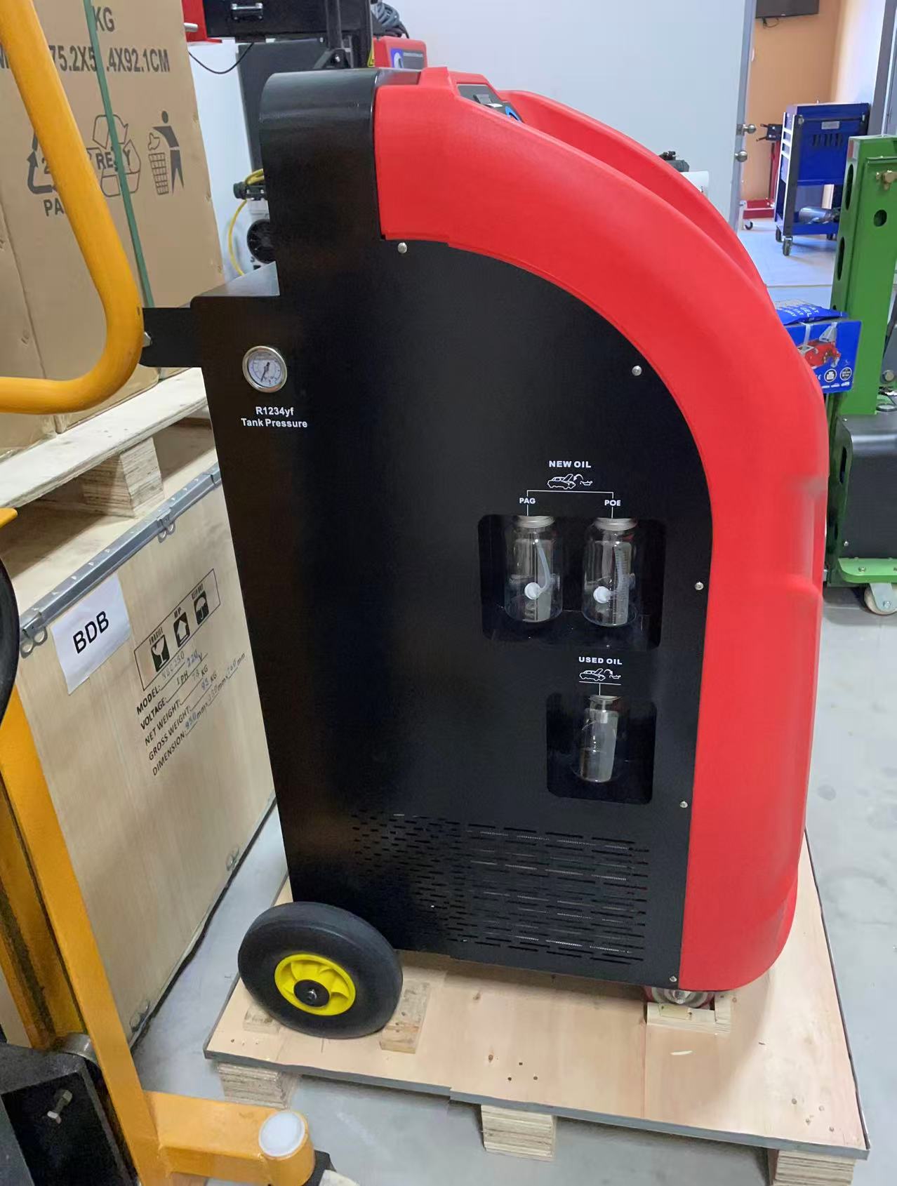 Dual AC System Flushing & Recovery Machine
