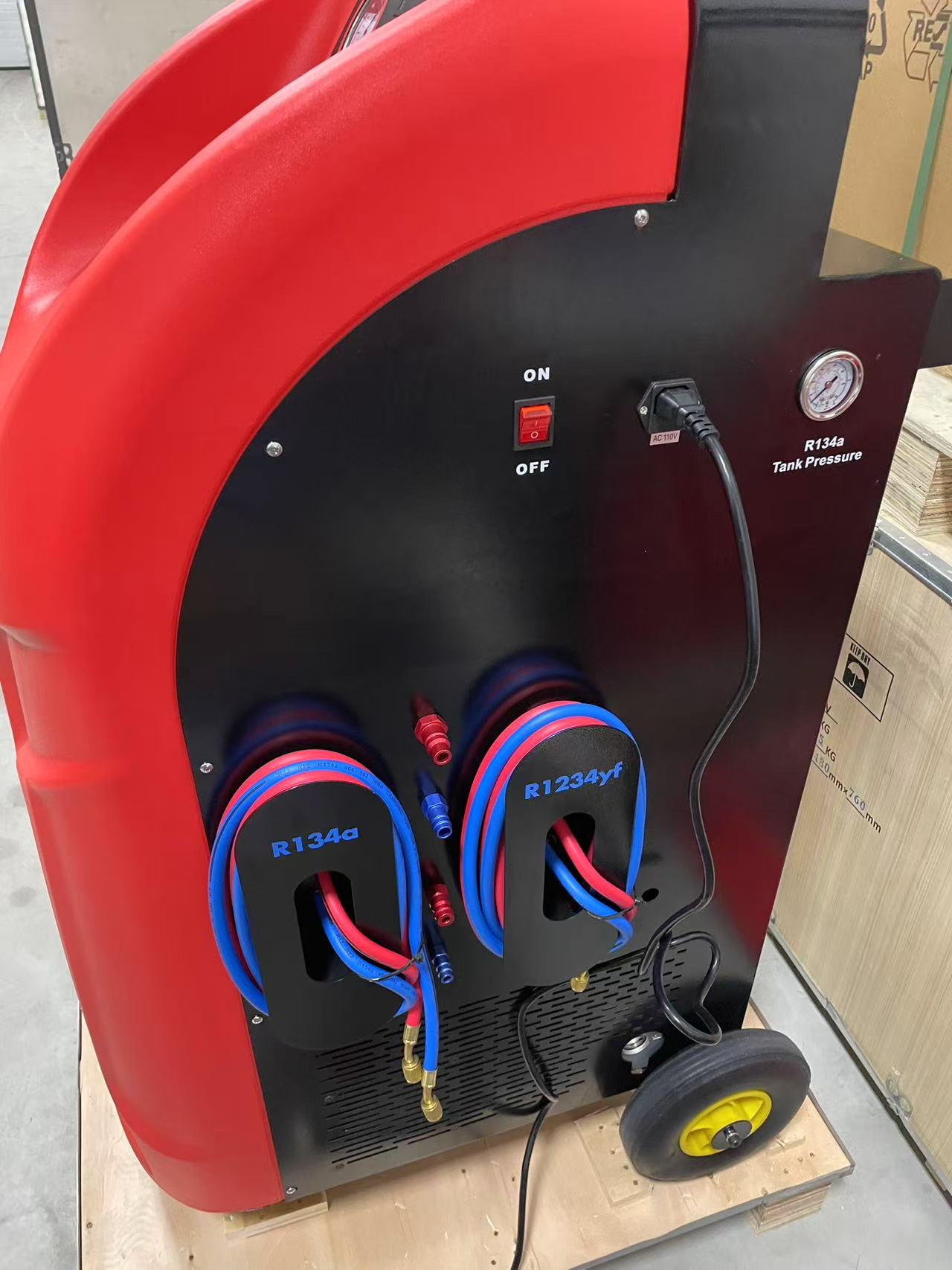 Dual AC System Flushing & Recovery Machine