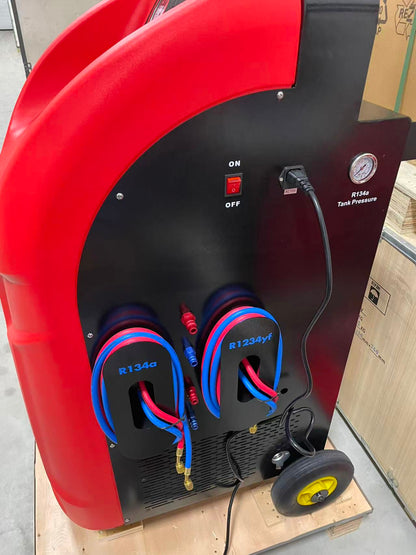Dual AC System Flushing & Recovery Machine