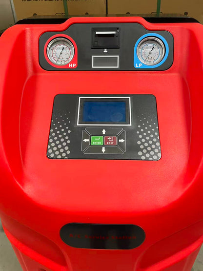 Dual AC System Flushing & Recovery Machine